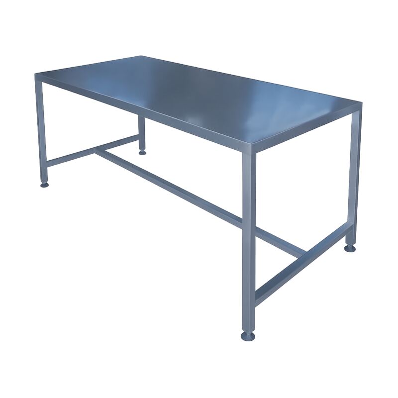 Mesa coletora Inox 1,6m x 0,8m x 0,8m